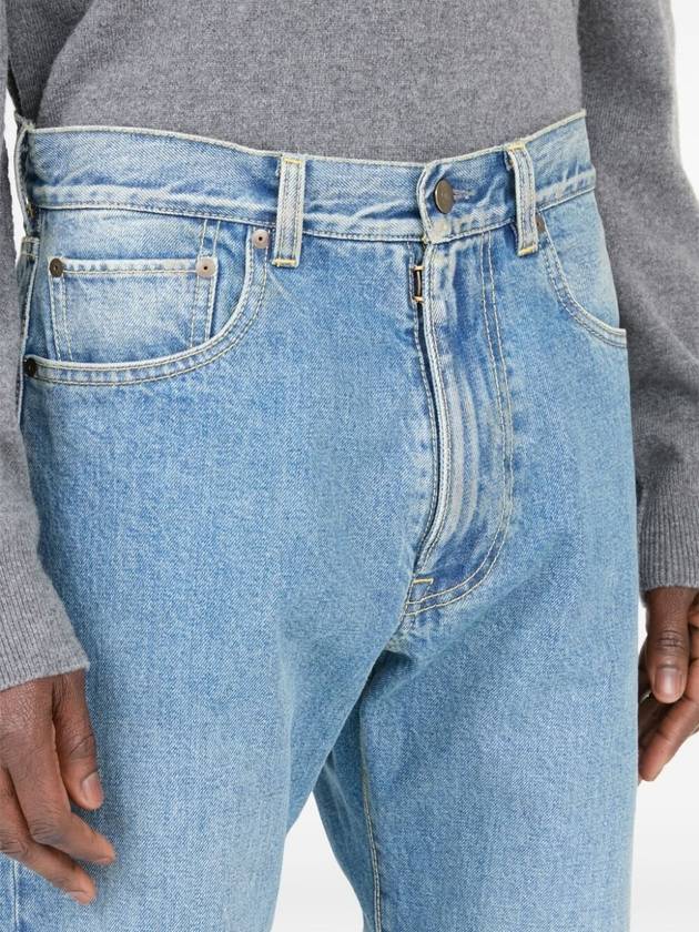 Turn-Up Hem Jeans Blue - MAISON MARGIELA - BALAAN 8