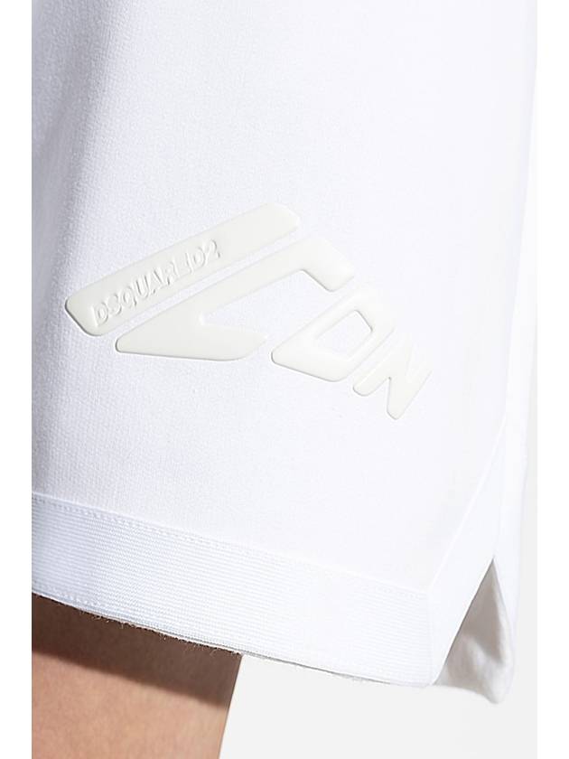 Dsquared2 Shorts With Logo, Women's, White - DSQUARED2 - BALAAN 5