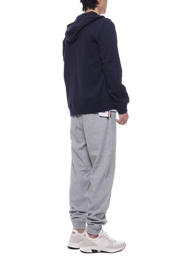 Men's Tech Cotton Sweatshirt Hooded Zip-up Navy - BRUNELLO CUCINELLI - BALAAN 7