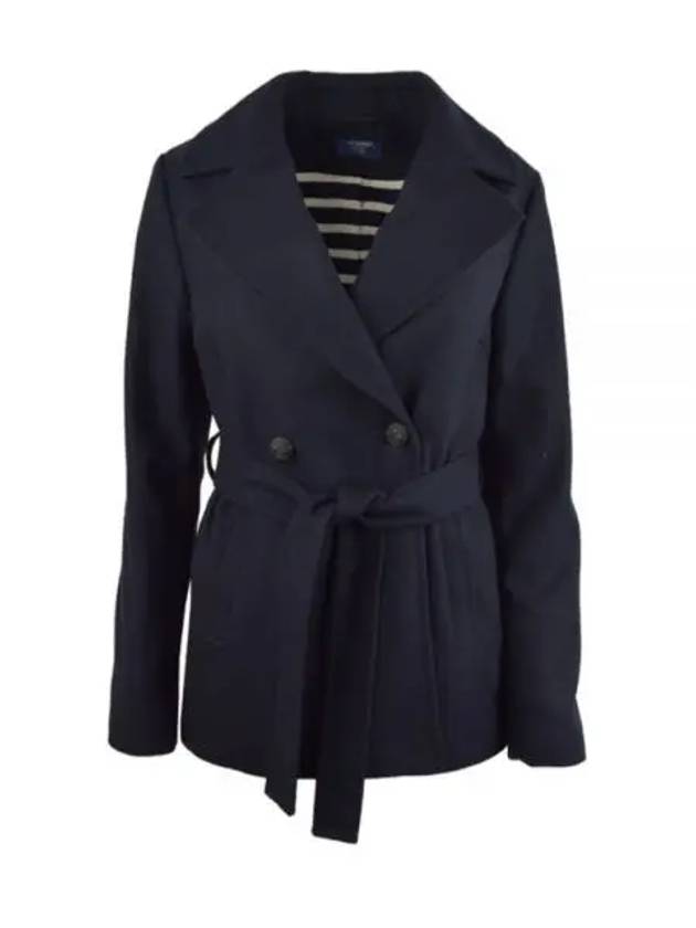 STE Laury Navy 2027 CC coat - SAINT JAMES - BALAAN 1