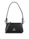 ORB Logo Shoulder Bag Black - VIVIENNE WESTWOOD - BALAAN 2