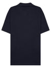 Pique Stretch Cotton Short Sleeve Polo Shirt Navy - STONE ISLAND - BALAAN 3