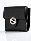 GG Interlocking Half Wallet Black - GUCCI - BALAAN 8