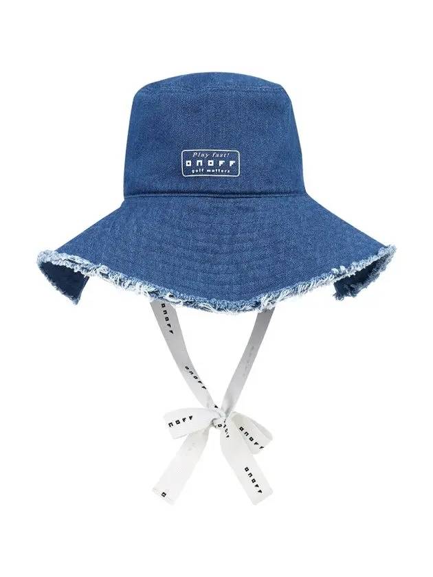 Wire Brim Denim Like Hat OF8404LABLUE - ONOFF - BALAAN 4