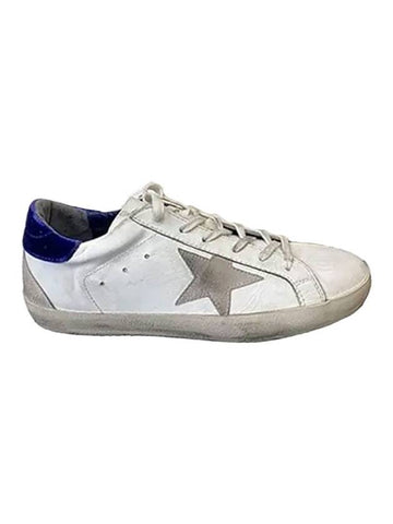 Women's Superstar Blue Tab Low Top Sneakers White - GOLDEN GOOSE - BALAAN 1