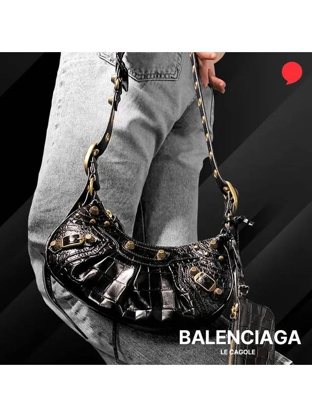 Le Cagole XS Shoulder Bag Black - BALENCIAGA - BALAAN 10