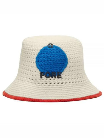 Circle Crochet Bucket Hat White - G/FORE - BALAAN 2