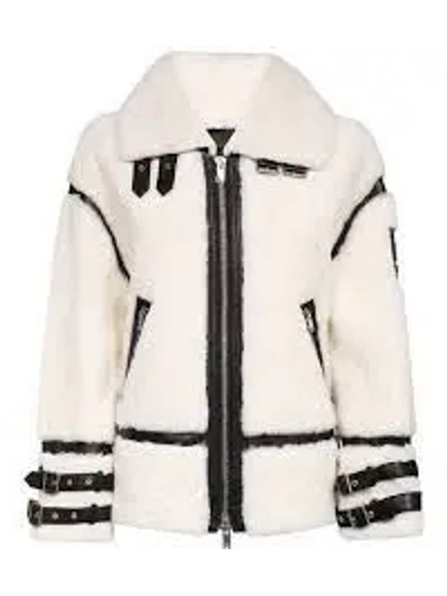 Golden Prairie Shearling Jacket White - MOOSE KNUCKLES - BALAAN 2