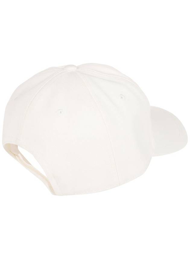 Logo Patch Ball Cap White - MONCLER - BALAAN 3