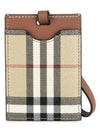 Check Luggage Tag Beige - BURBERRY - BALAAN 3