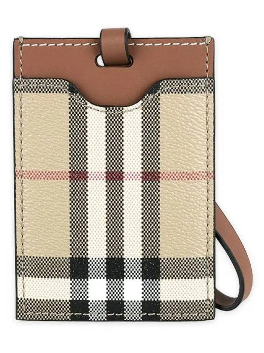 Check Luggage Tag Beige - BURBERRY - BALAAN 2