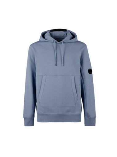 Lens Wappen Pocket Hoodie Blue - CP COMPANY - BALAAN 1