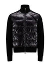 graphic padded wool cardigan black - MONCLER - BALAAN 2