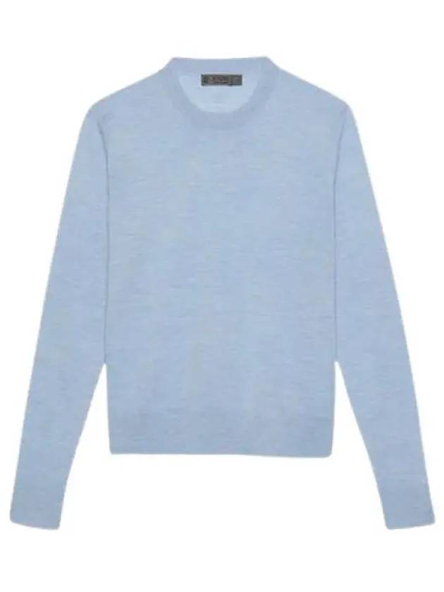 Talk Buddy To Me Crew Neck Merino Wool Knit Top Sky Blue - G/FORE - BALAAN 2