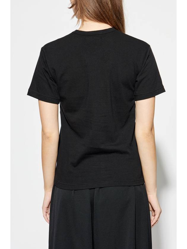 Comme Des Garçons Black Cotton T-shirt, Unisex, Black - COMME DES GARCONS - BALAAN 4