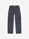 Nylon Metal Econyl Regenerated Cargo Straight Pants Lead Grey - STONE ISLAND - BALAAN 2