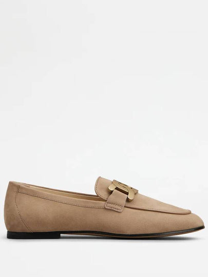 Women's Kate Suede Loafers Beige - TOD'S - BALAAN 2