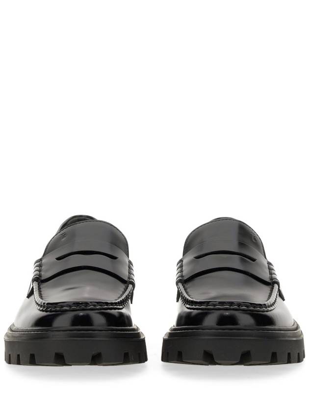 Leather Penny Loafers Black - TOD'S - BALAAN 5