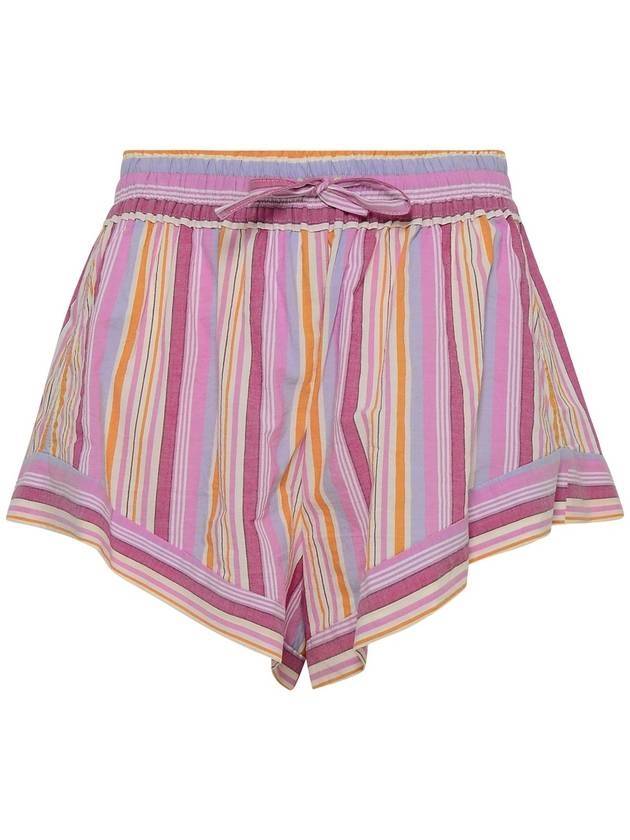 Thalia Striped Shorts Pink - ISABEL MARANT - BALAAN 1