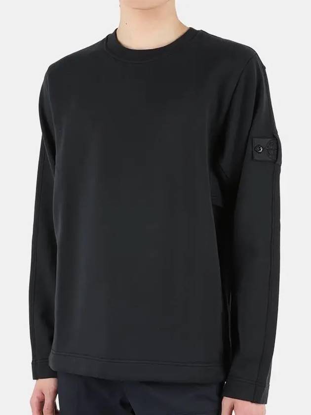 Wappen Shadow Project Mesh Long Sleeve T-Shirt Black - STONE ISLAND - BALAAN.