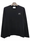 Alexandre Mattiussi Long Sleeve T-Shirt Black - AMI - BALAAN 3