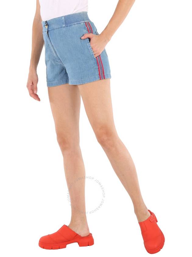 Gucci Piped Chambray Shorts, Waist Size 24" - GUCCI - BALAAN 3