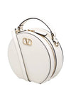 V Logo Signature Round Mini Bag Ivory - VALENTINO - BALAAN 3