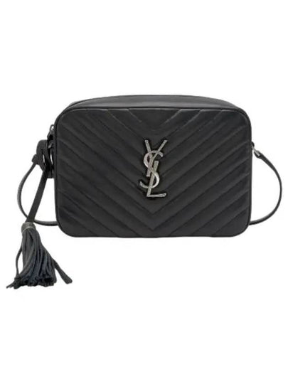 Lou Quilted Leather Camera Cross Bag Black - SAINT LAURENT - BALAAN 2