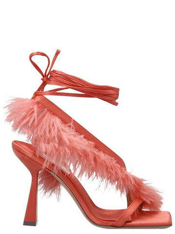 Sebastian 'Feather Wrap’ Sandals - SEBASTIAN - BALAAN 1