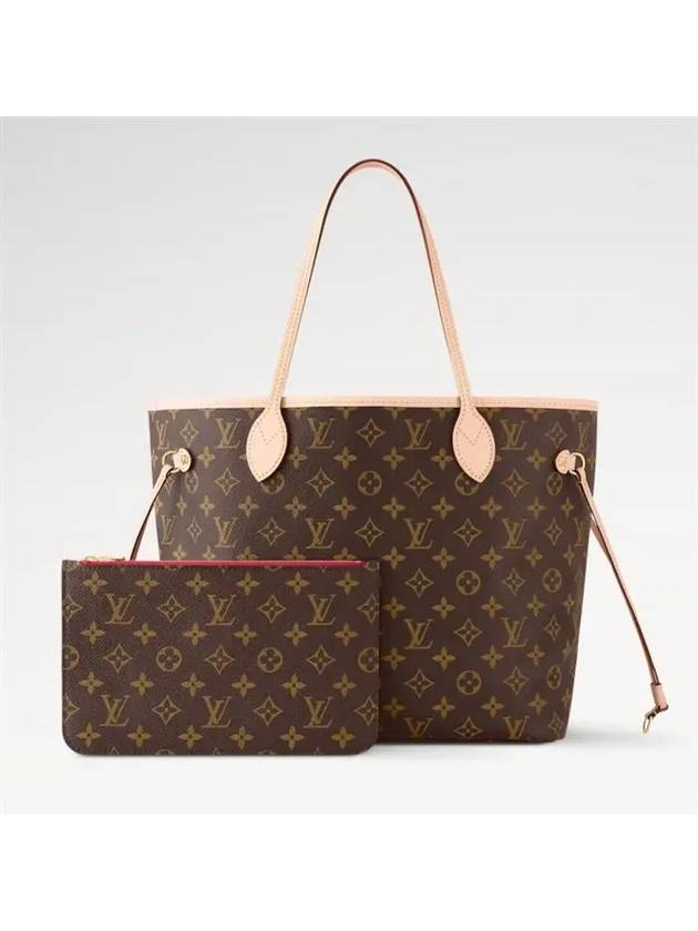 Neverfull MM Monogram Tote Bag Cerise - LOUIS VUITTON - BALAAN 6