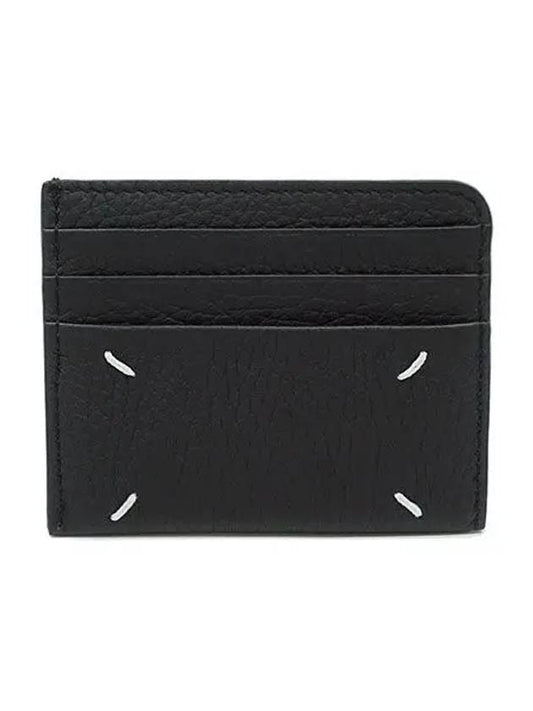 Four Stitch Card Wallet Black - MAISON MARGIELA - BALAAN 2