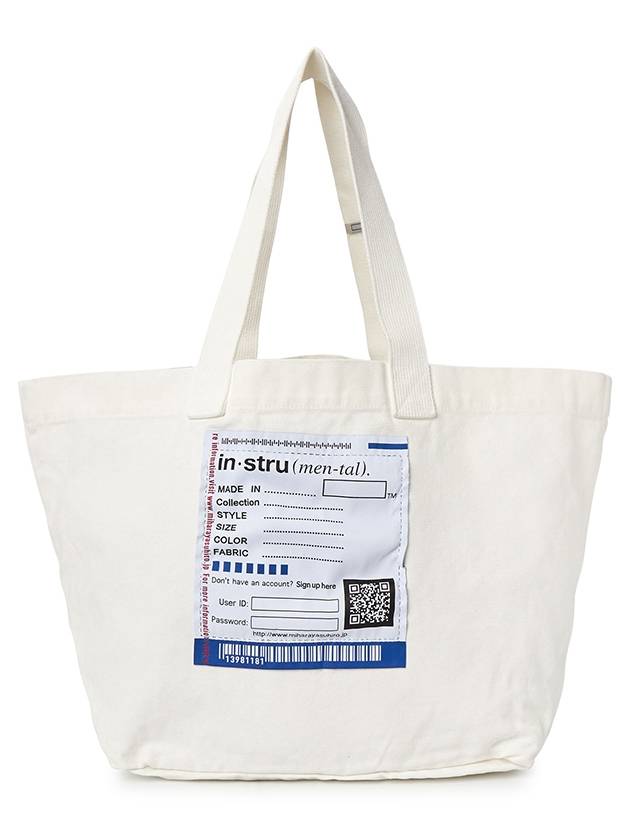 Maison Big Name Men s Tote Bag I12BG701 WHITE - MIHARA YASUHIRO - BALAAN 1