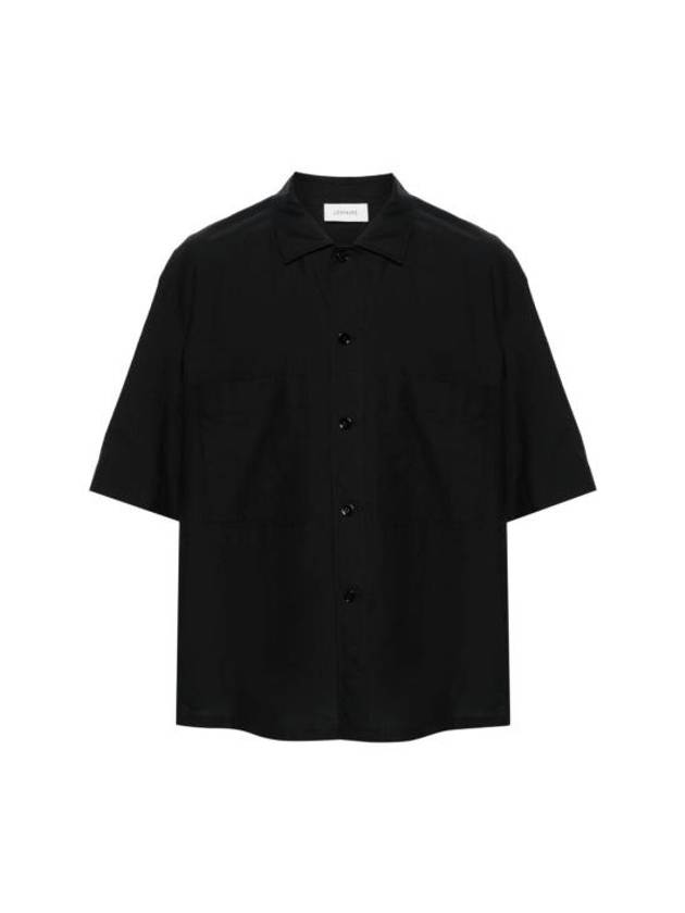 Pyjamas Short Sleeve Shirt Black - LEMAIRE - BALAAN 1