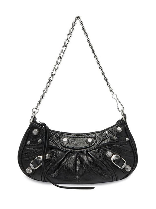 Le Cagole Chain Mini Shoulder Bag Black - BALENCIAGA - BALAAN 2