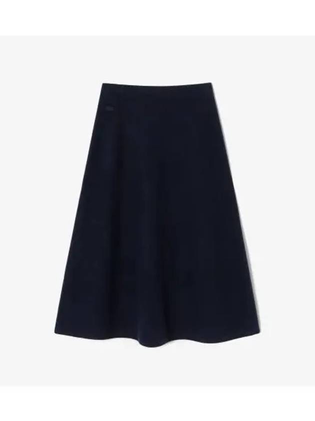 Women s Sweater Flare Skirt Dark Navy - LACOSTE - BALAAN 1