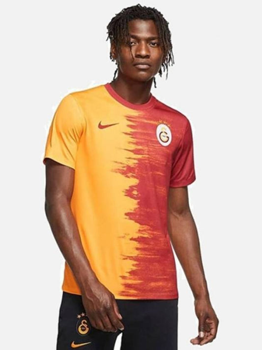 Galatasaray Stadium Home Short Sleeve T-Shirt Burgundy Gold - NIKE - BALAAN 2