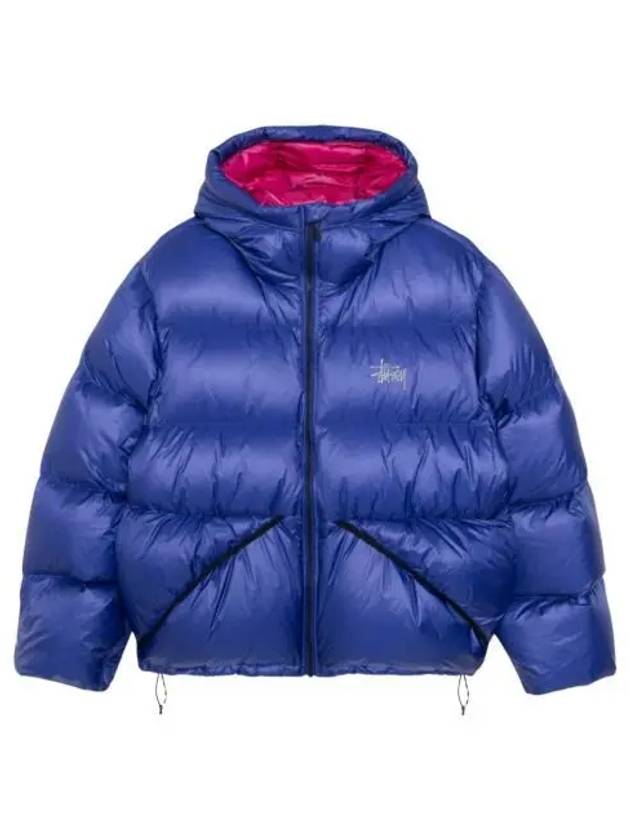 Stussy Micro Ripstop Down Parka Blue - STUSSY - BALAAN 1