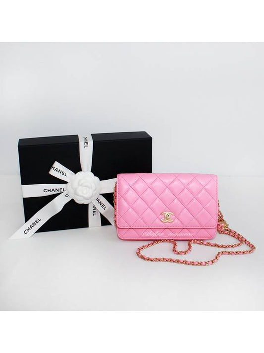 Classic WOC Gold Ball Lambskin Mini Cross Bag Pink - CHANEL - BALAAN 2