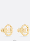 30 Montaigne Stud Earrings Gold - DIOR - BALAAN 3