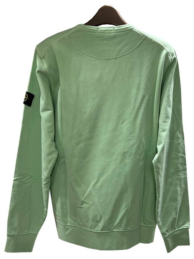 Logo Patch Sweatshirt Green - STONE ISLAND - BALAAN 4