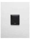 Leather Half Wallet Black - PRADA - BALAAN 2