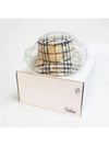 Stone Check Cotton Bucket Hat Beige - BURBERRY - BALAAN 7