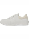 Deck Lace-up Plimsoll Low-top Sneakers White - ALEXANDER MCQUEEN - BALAAN 2