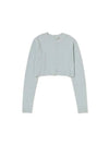 Brushed Raschel Malle Knit A23AP01RM LIGHT BLUE - AURALEE - BALAAN 1