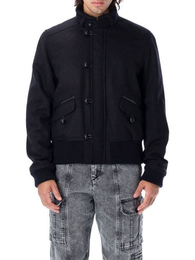 Peterson Wool Zip Up Jacket Black - ISABEL MARANT - BALAAN 1