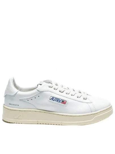 Dallas White Tab Leather Low Top Sneakers White - AUTRY - BALAAN 2