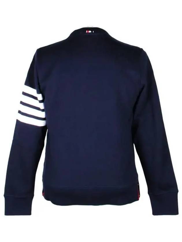 4 Bar Loopback Jersey Sweatshirt Navy - THOM BROWNE - BALAAN 4