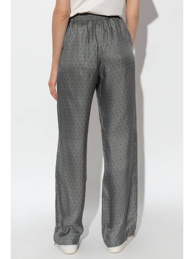 Golden Goose Patterned Loose-fitting Trousers, Women's, Grey - GOLDEN GOOSE - BALAAN 4