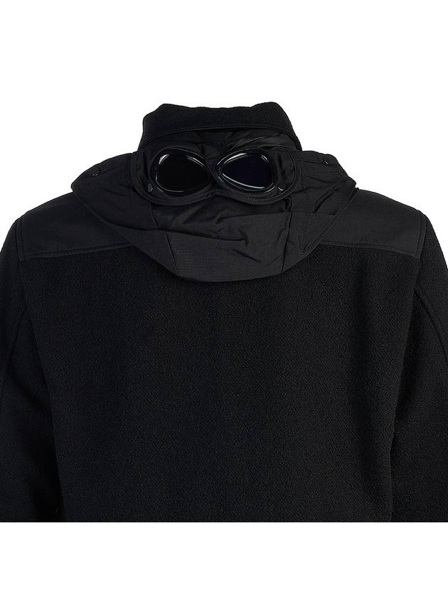 Duffel Mixed Goggle Hooded Jacket Black - CP COMPANY - BALAAN 6