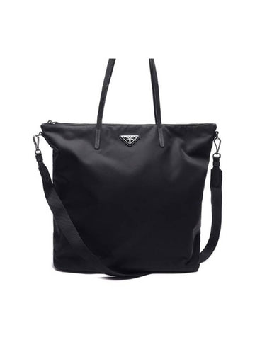 Triangle Logo Pocono Nylon Shoulder Bag Black - PRADA - BALAAN 1